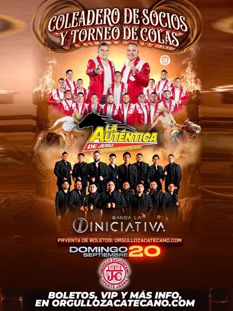 Flyer de Coleadero de Socios y Torneo de Colas