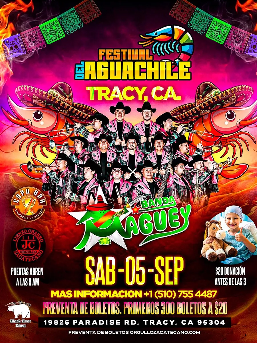 Flyer de Festival del Aguachile