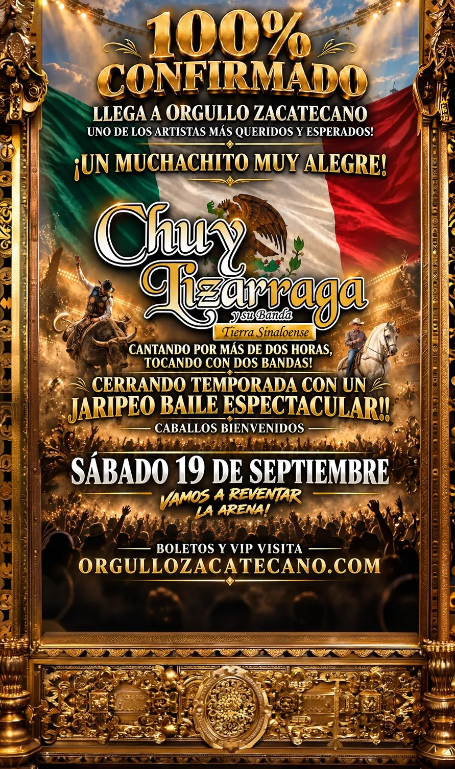 Mapa de mesas VIP — Chuy Lizarraga Jaripeo Baile