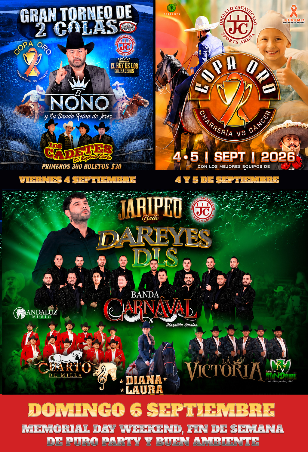 Eventos de septiembre formato vertical para celulares